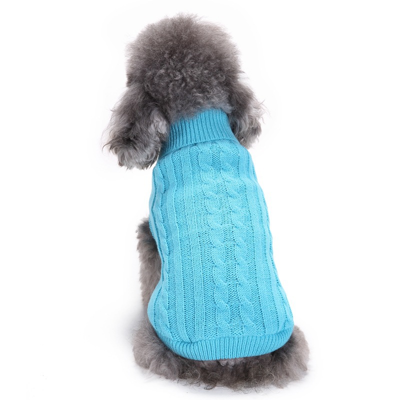 Dog Sweater in Sky blue
