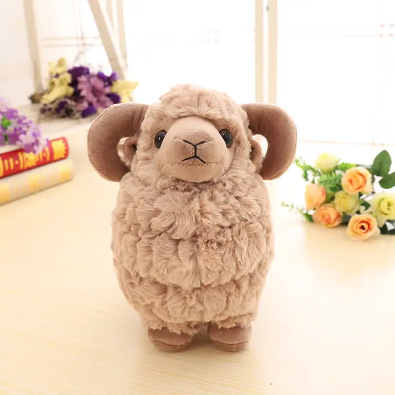 Alpaca doll cartoon animal pillow
