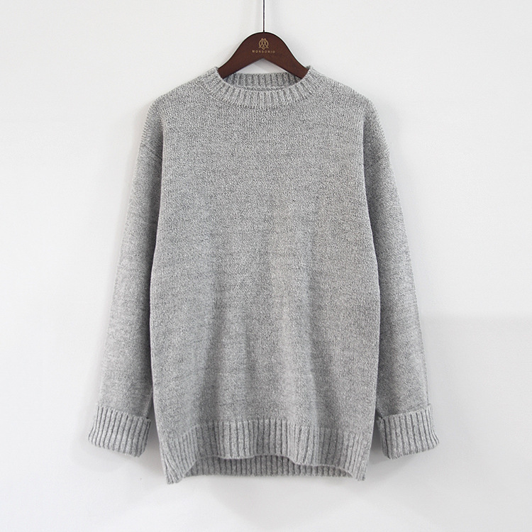 Mohair pullover base sweater