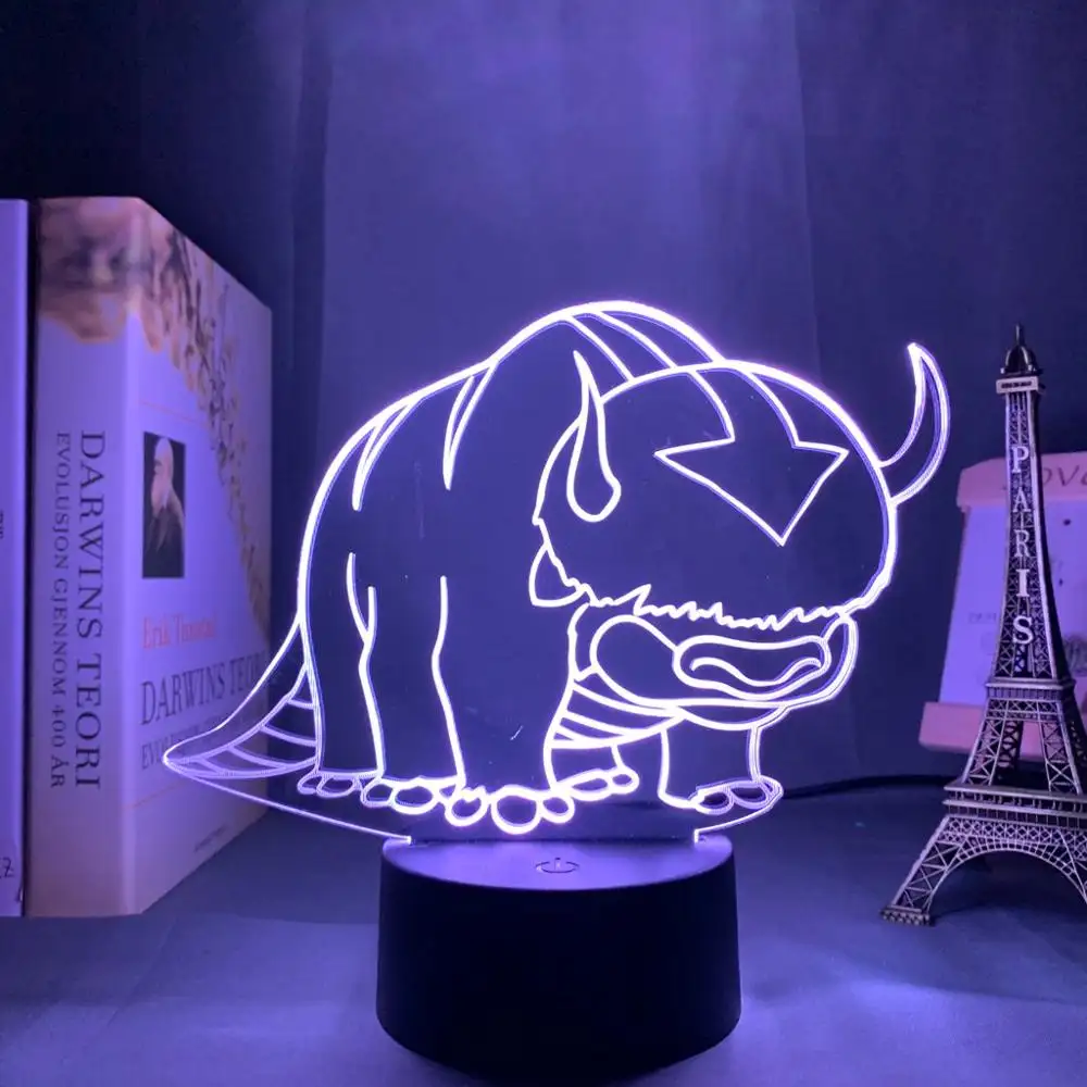 Bull fighting 3d lamp