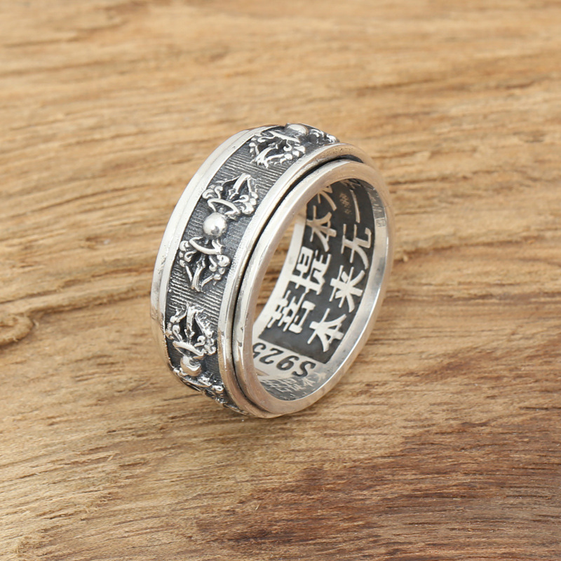 Men's vajra ritual ring