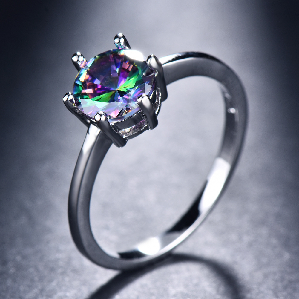 Six Prong Ladies Opal Ring