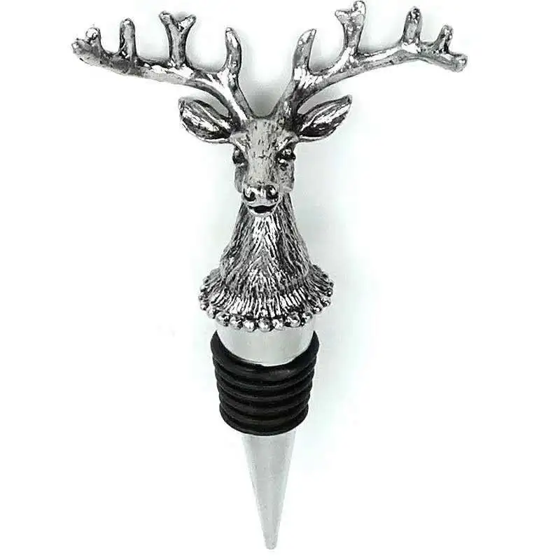 Creative stereo animal head wine stopper - Deer Head