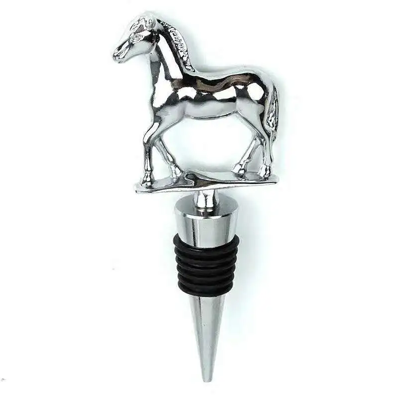 Creative stereo animal head wine stopper - Horse