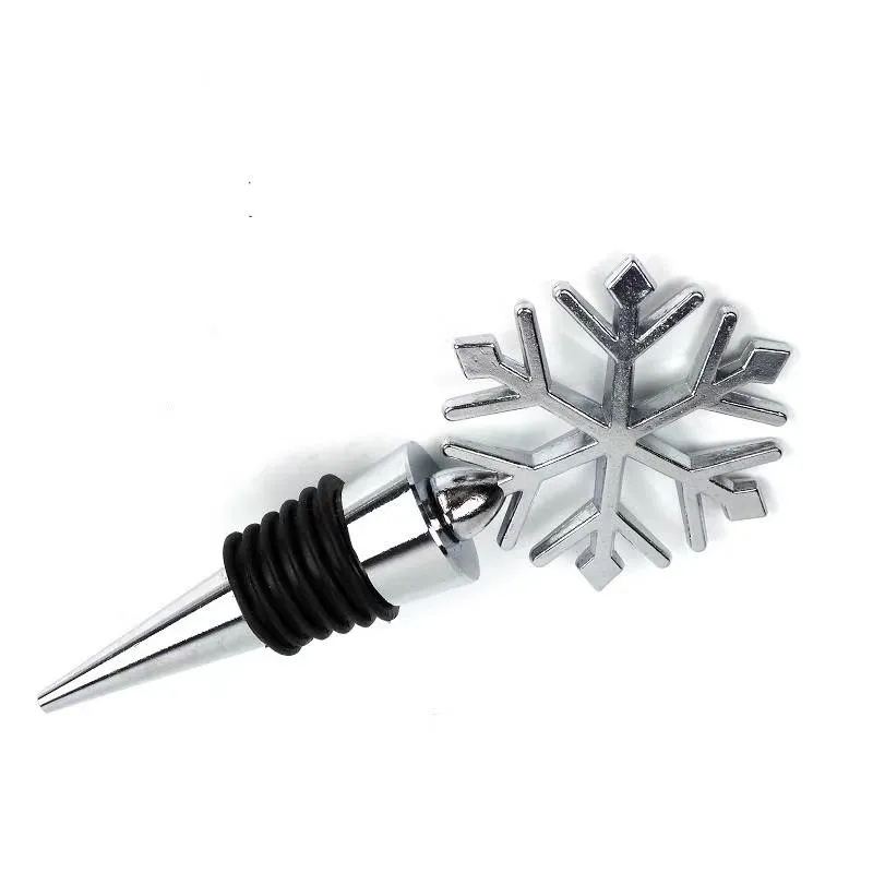 Creative stereo animal head wine stopper - Snowflake
