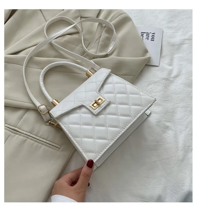 Women's shoulder messenger bag White - Shop at LoveMi