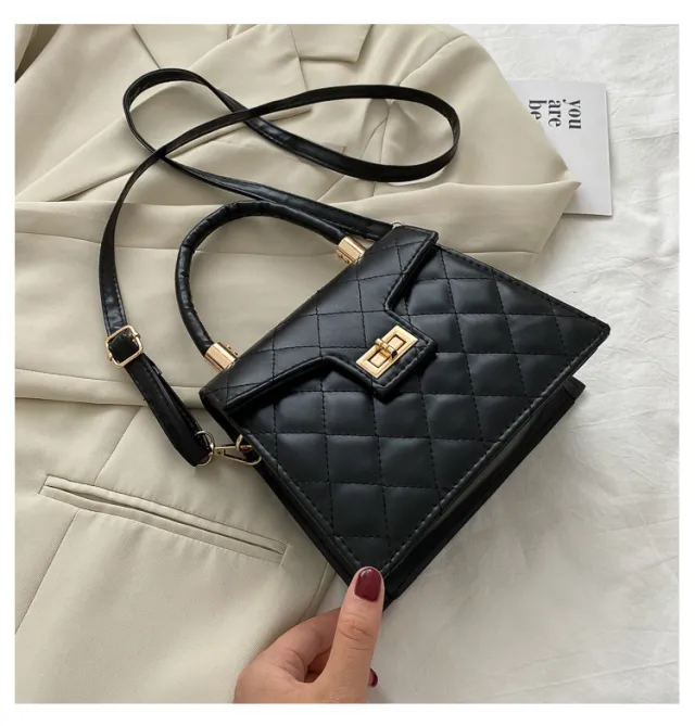 Women's shoulder messenger bag Black - Shop at LoveMi