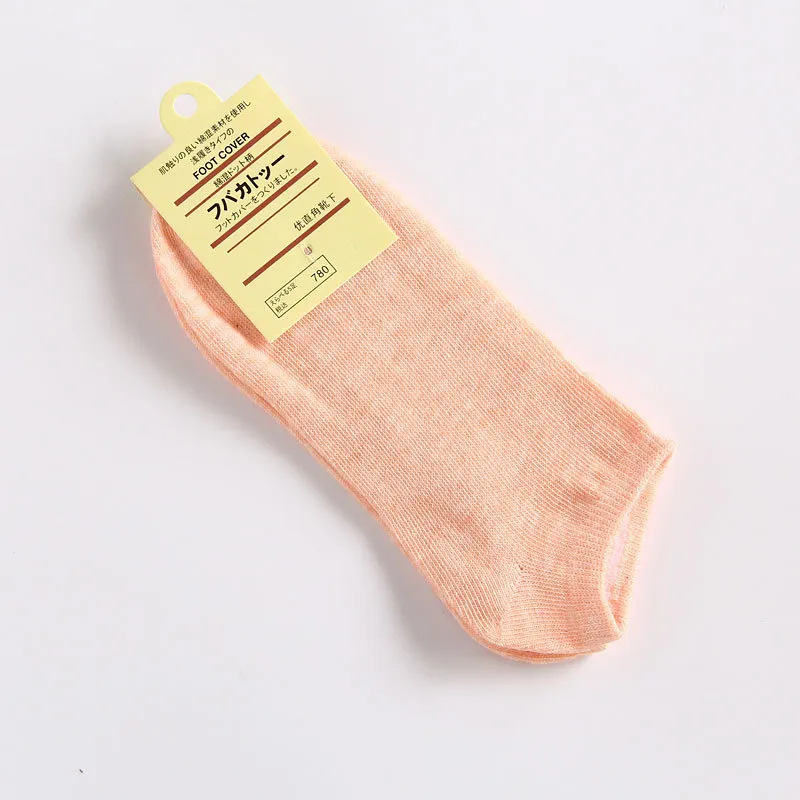 Women's Boat Socks - Orange