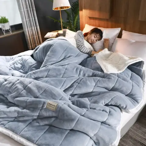 Fleece Blankets and Throws Thick Warm Winter Home Super