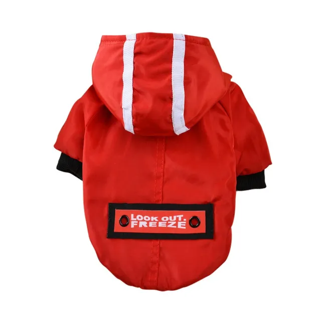 Warm double layer pet clothes Red - Shop at LoveMi