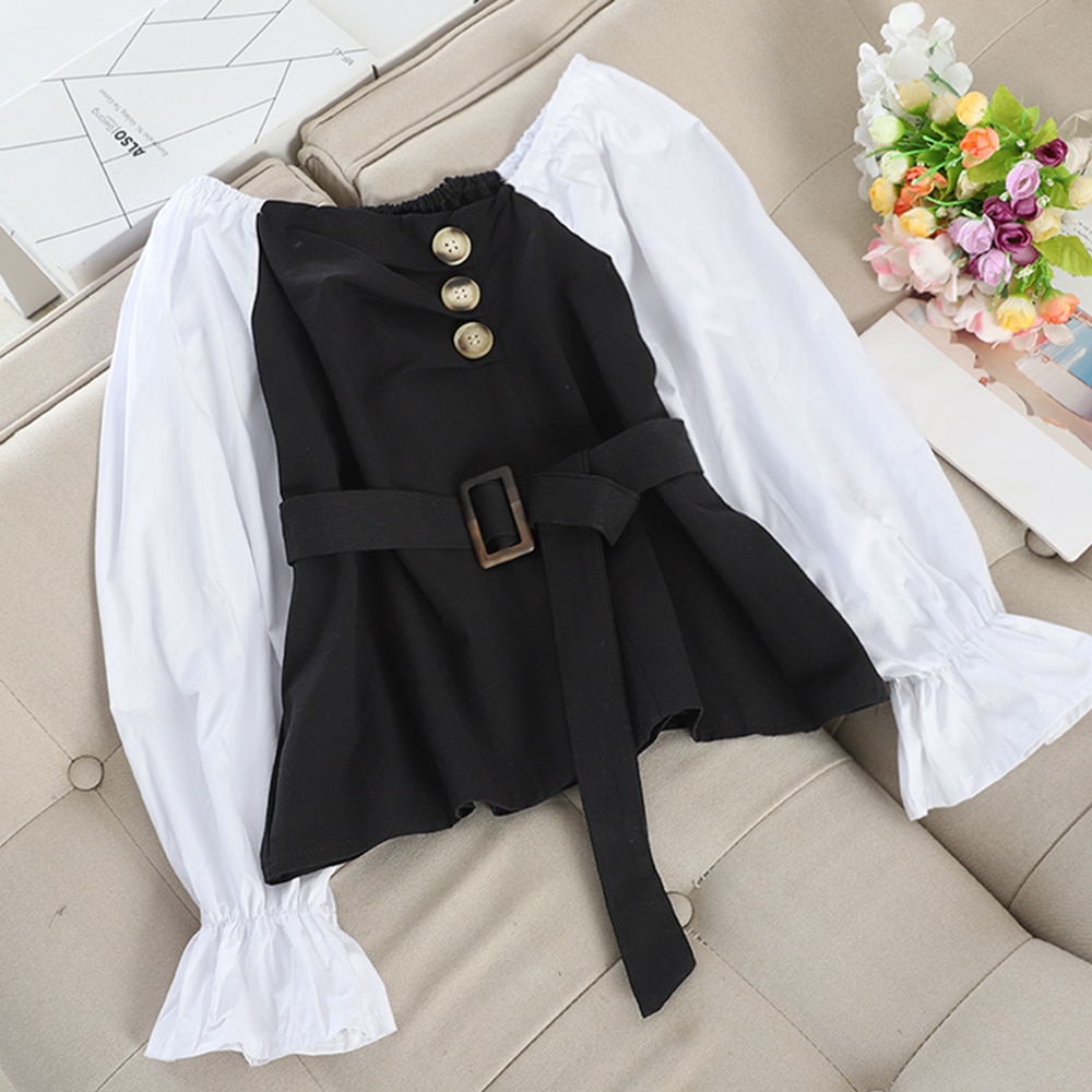 Waisted Long Sleeve Shirt