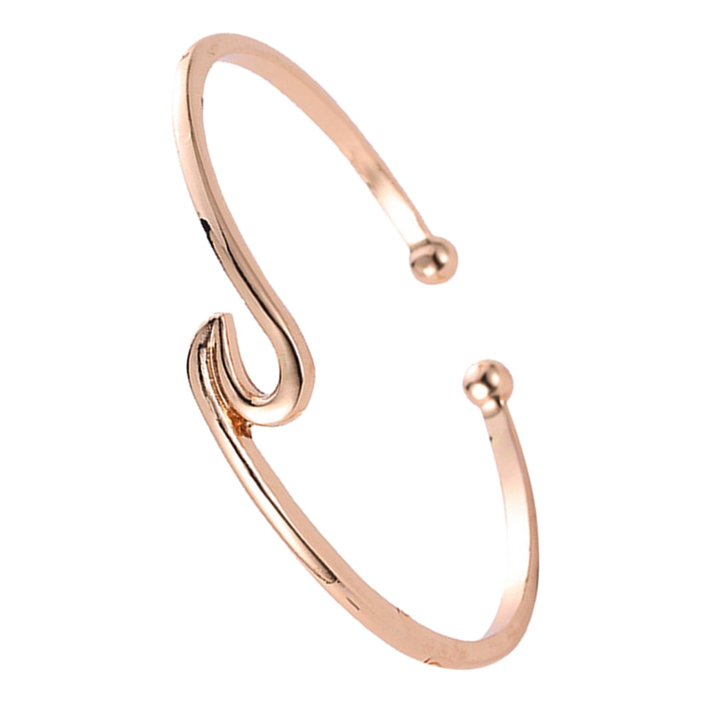 Metal wave bracelet