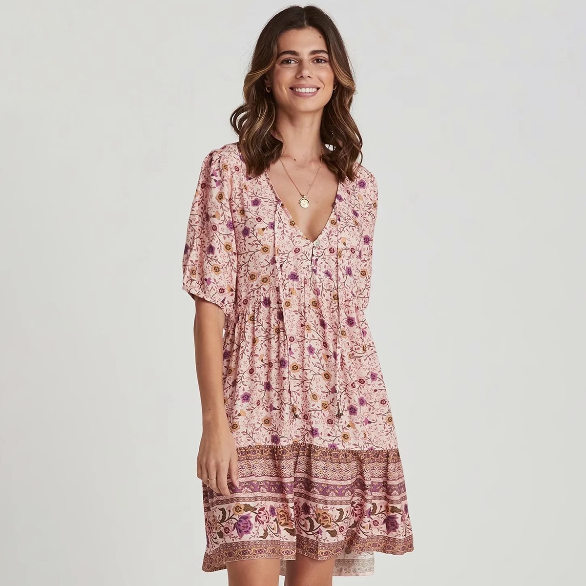 Positioning printing small and sweet dress