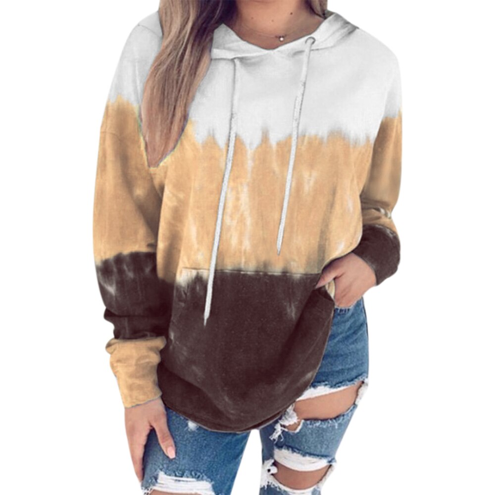 Tie-dye print hoodie