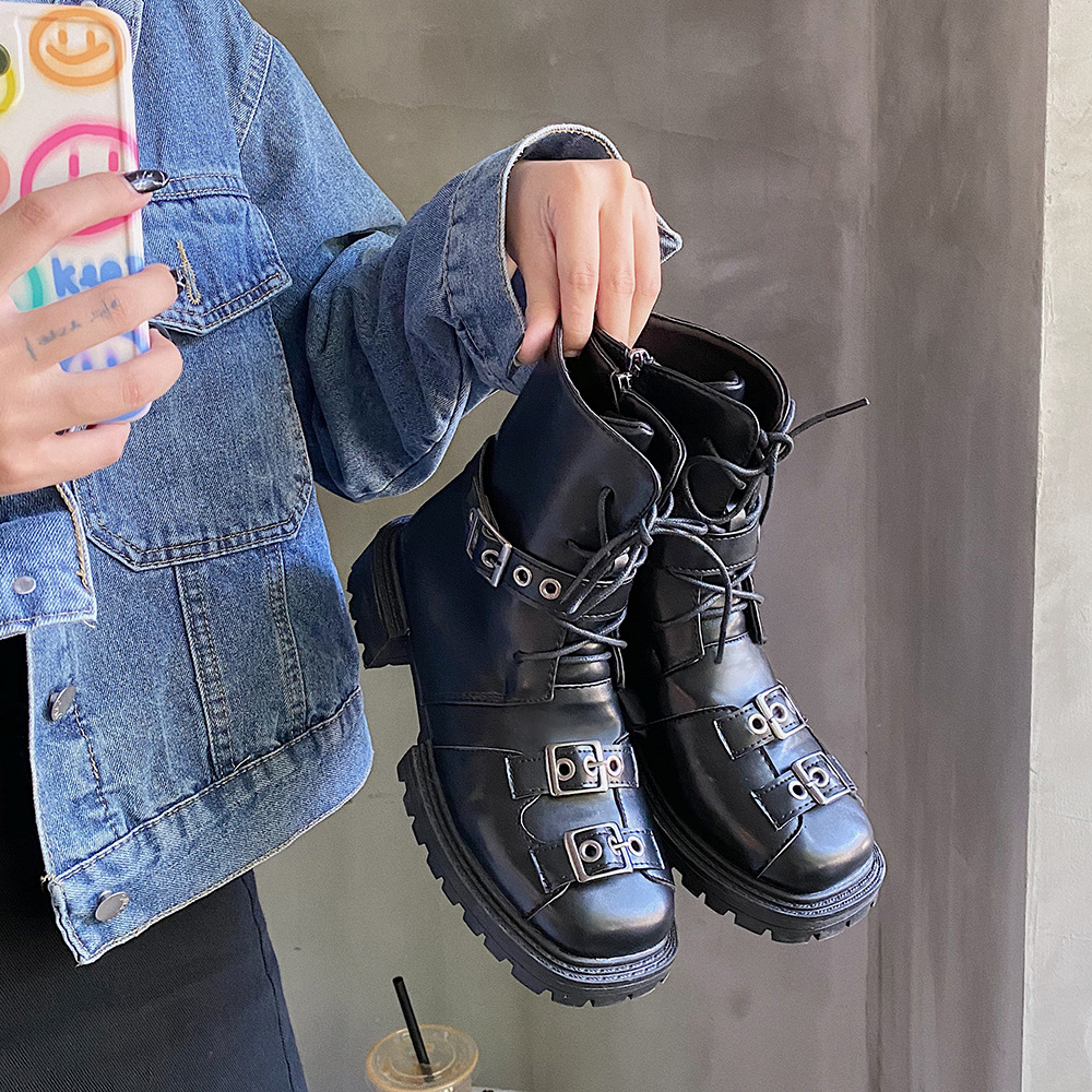 British style handsome locomotive street short boots