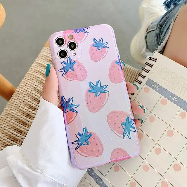 Strawberry Soft Cover Phone Case