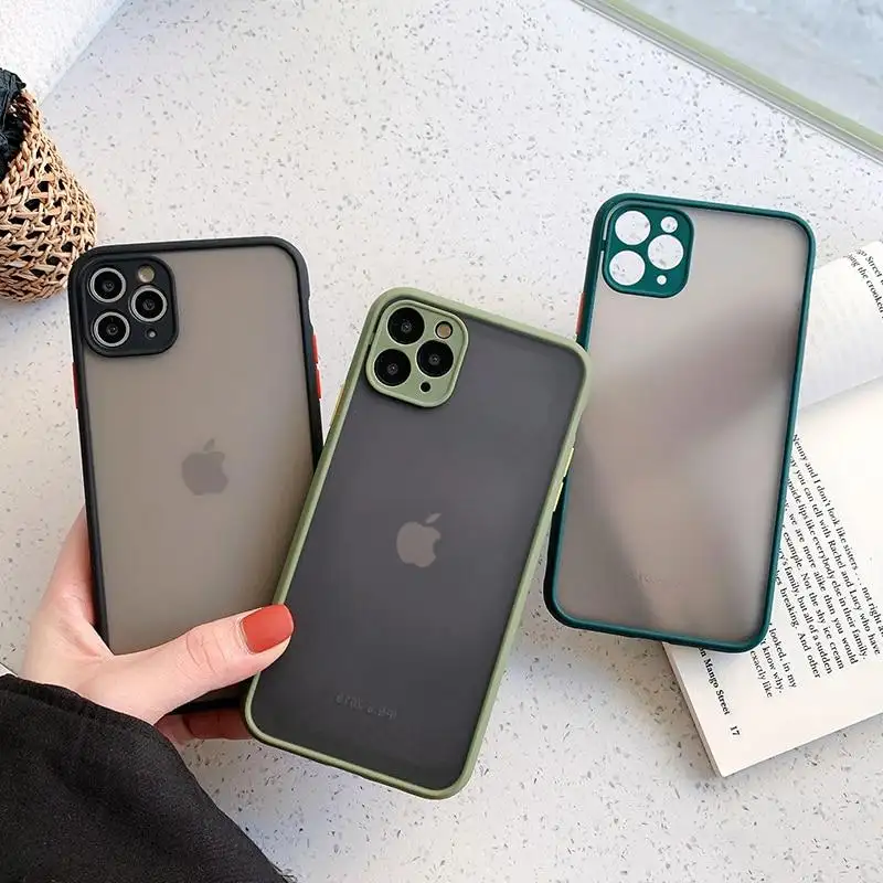 Frosted Color Contrast Mobile Phone Case