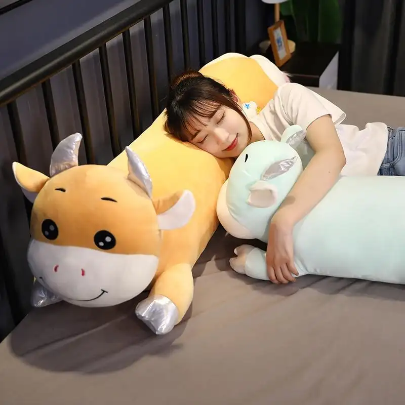 Clouds lying cow plush toy