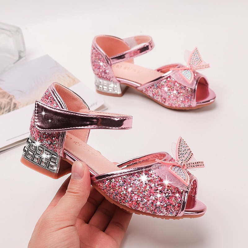 Princess bow sandals