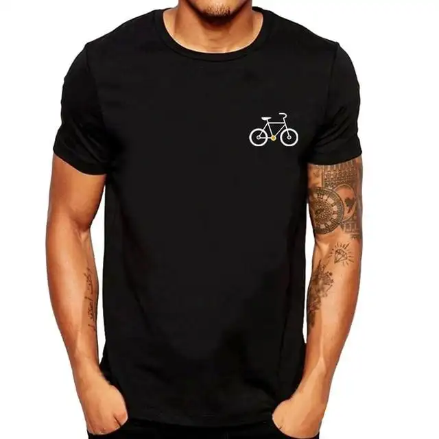 Bicycle print T-shirt
