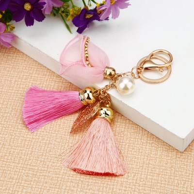 Flower car keychain 3