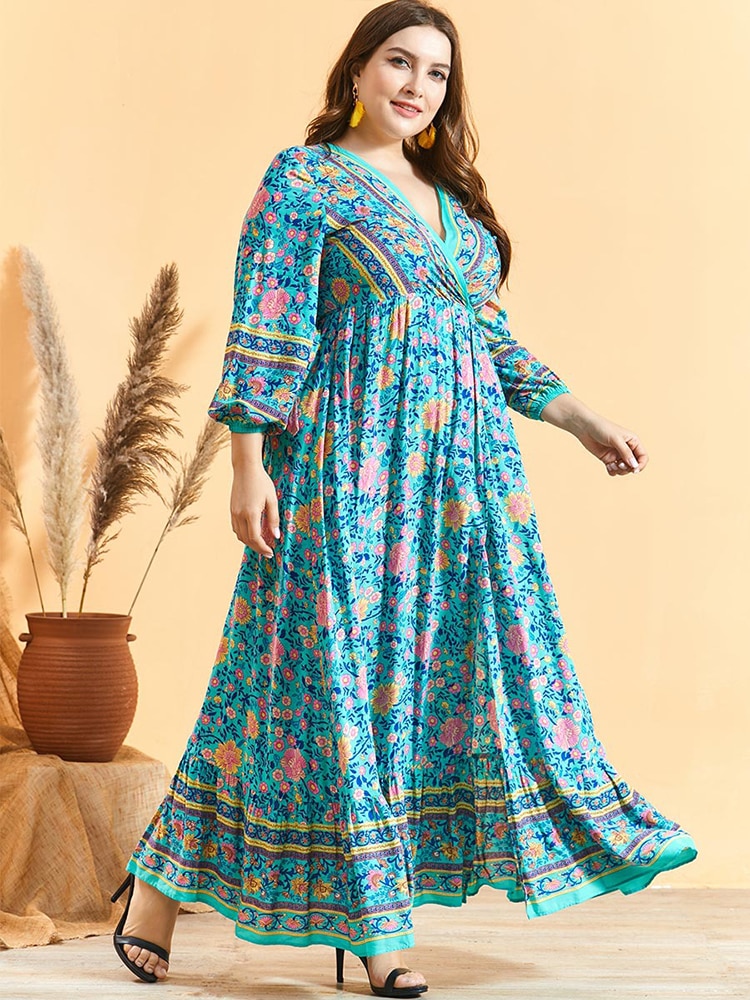 Printed casual dress