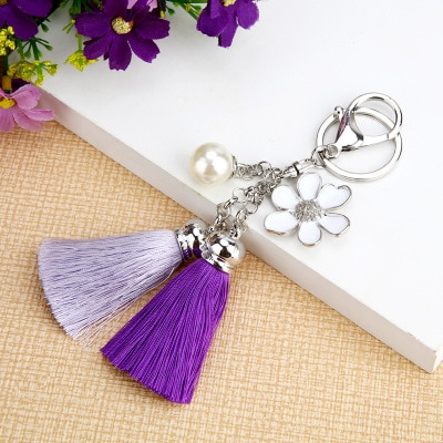Flower car keychain 2