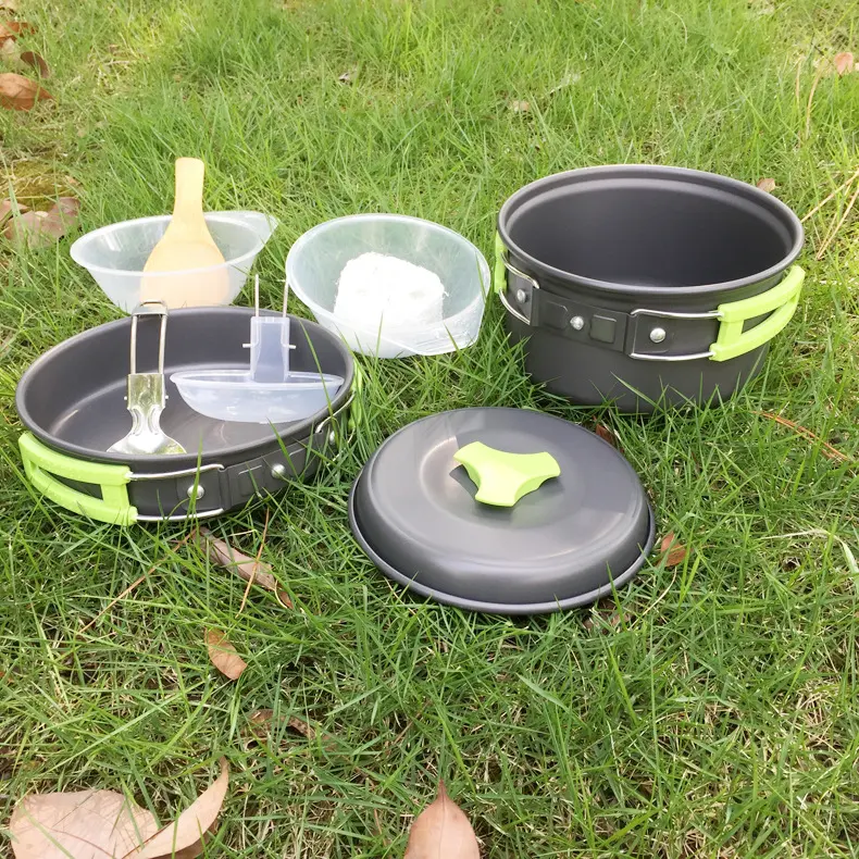 Outdoor Cookware 1-2 People Camping Set