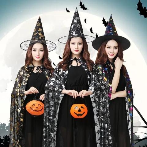 Halloween Costume Woman Magic Witch Party Dress