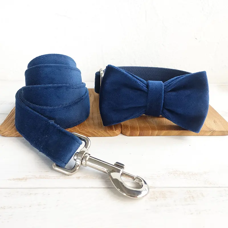 Bow Pet Collar Large and Small Pet Traction Dog