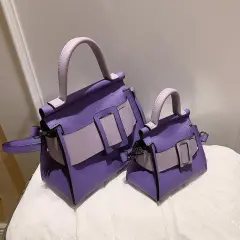 Women's shoulder bag - Purple - View 1