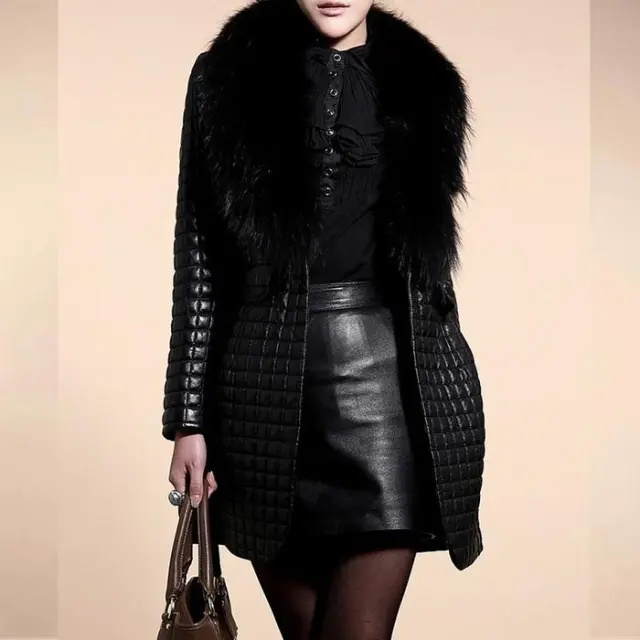 Cotton leather jacket Black - Shop at LoveMi
