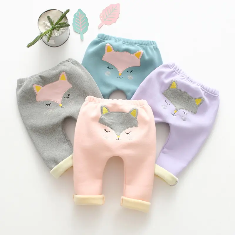 Children Plus Velvet Padded Pants
