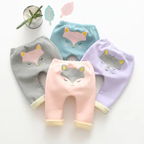 Children Plus Velvet Padded Pants