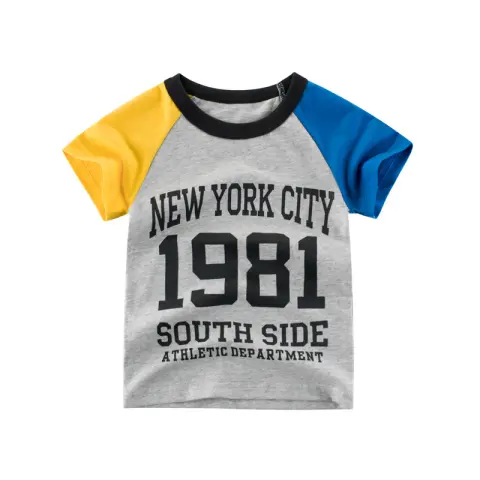 Children's New Summer Short Sleeve T-shirt for Children