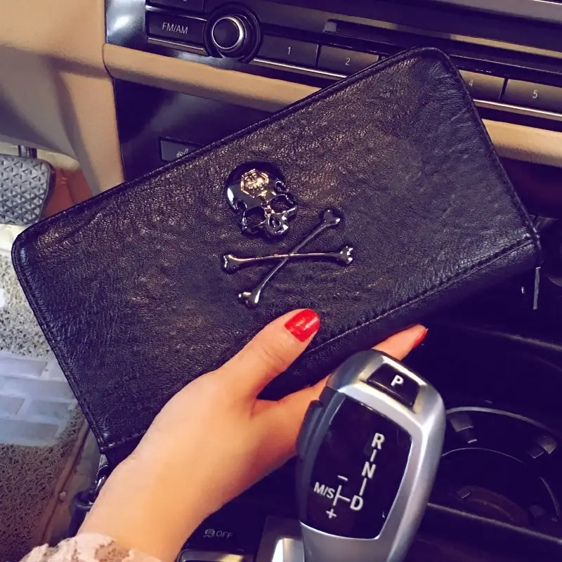 Women's Skull Soft Wallet