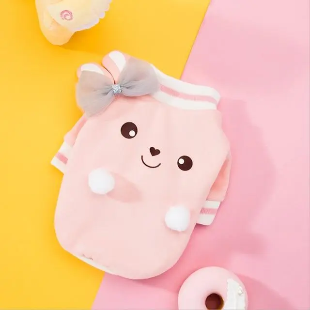 Cartoon Dog Winter Hoodie Pink - Shop at LoveMi