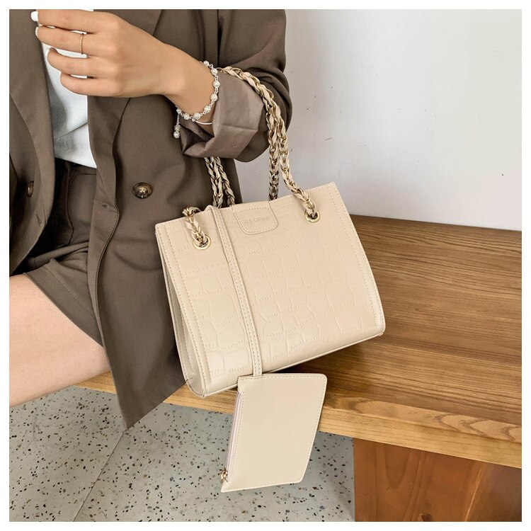 Two-piece square bag