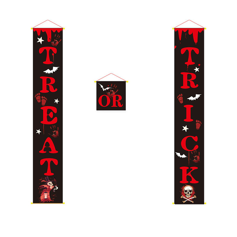 Halloween door hanging couplet (Black)