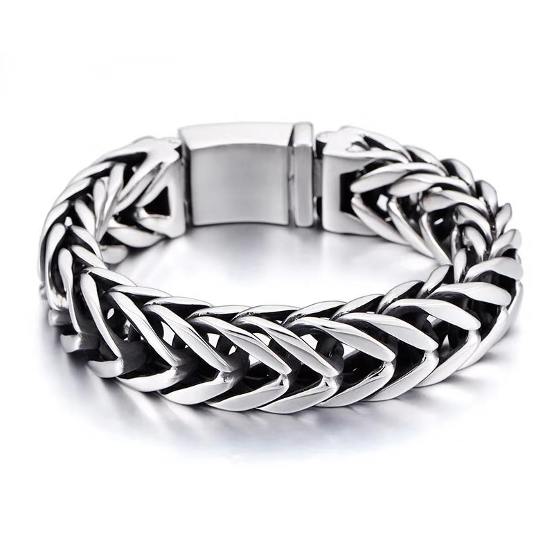Titanium steel men's bracelet