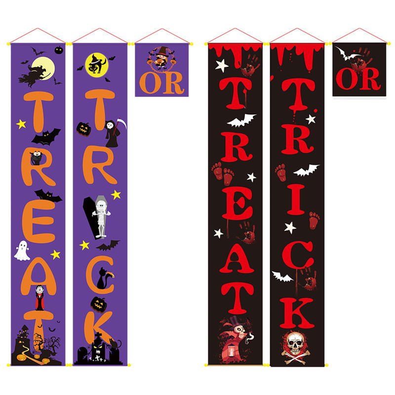 Halloween door hanging couplet (Black)