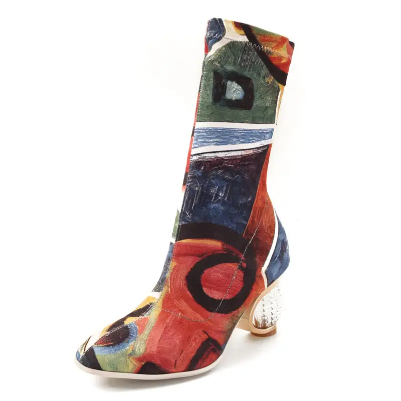 Wear more high-heeled socks and boots