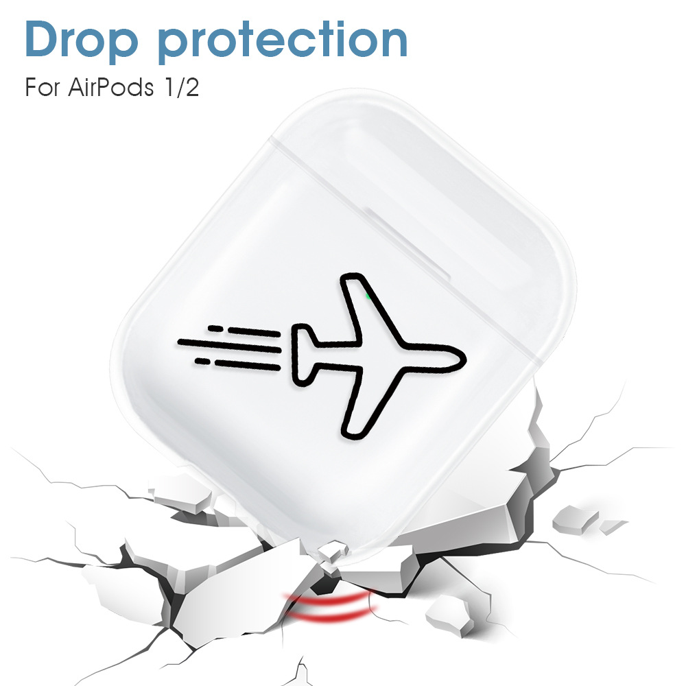 Compatible with Apple, airpods Wireless Bluetooth headset protective cover/Storage Box