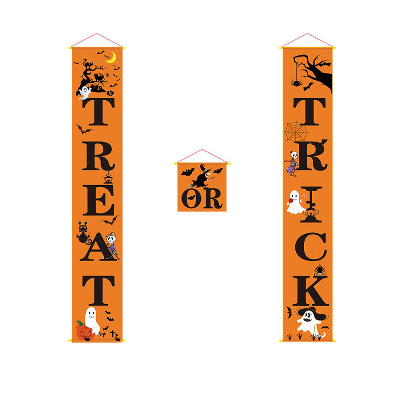 Halloween door hanging couplet (Black)