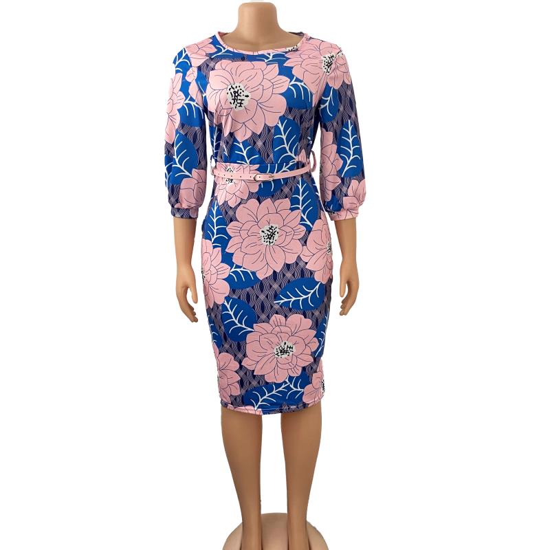 Women's round neck dress