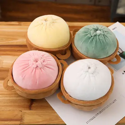 Plush toy pillow simulation bun