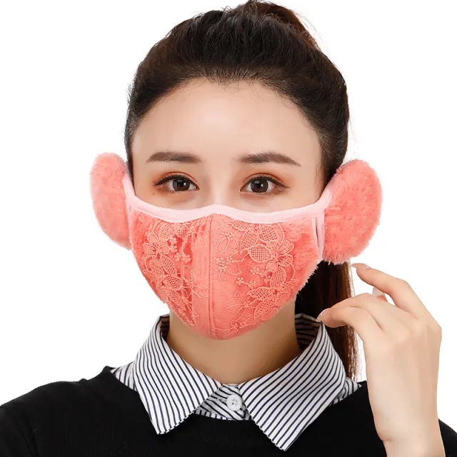 Riding thickened dustproof ear protection Red - Shop at LoveMi