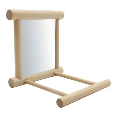 Bird Stand with Mirror
