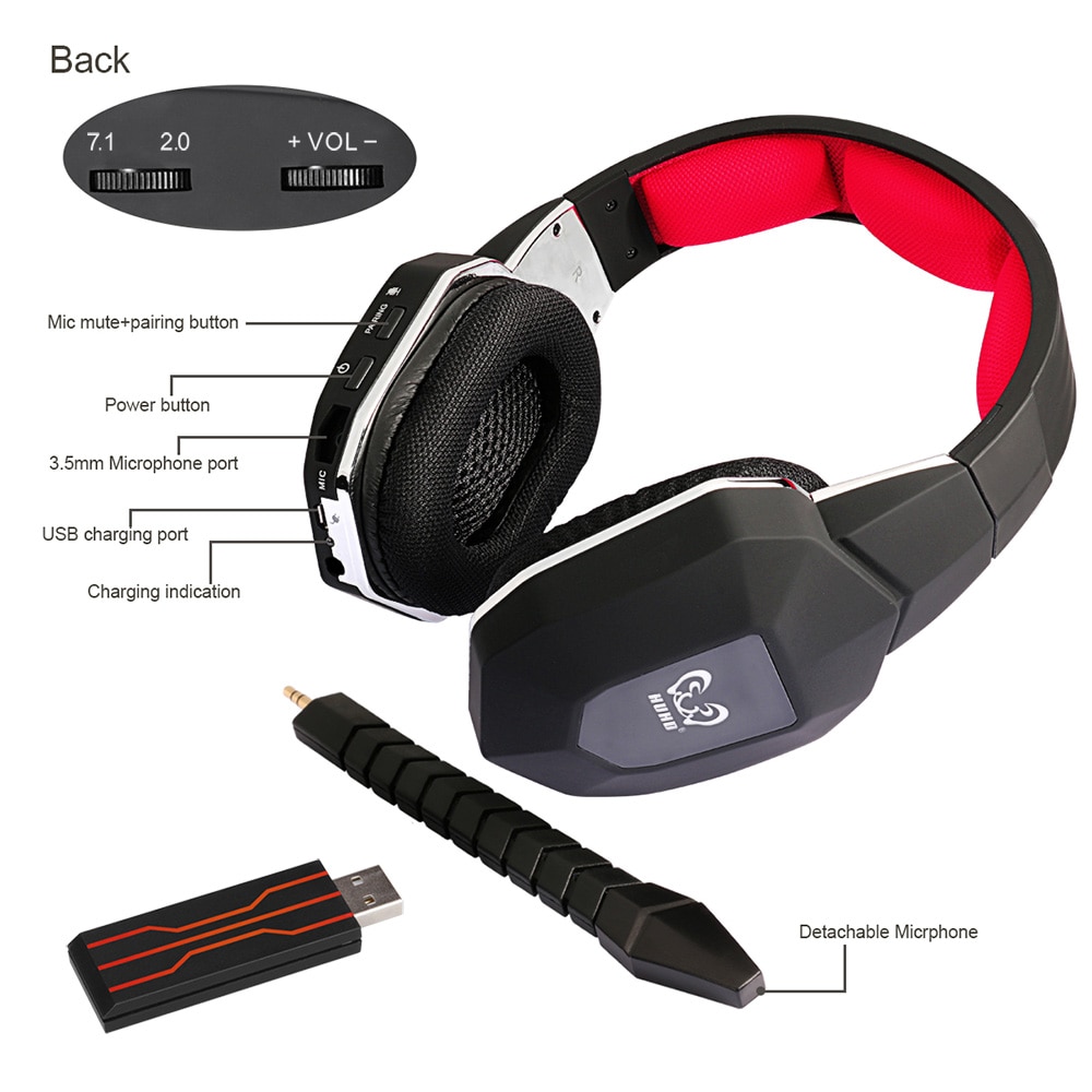 Trådløst gaming-headset 4 - Miniatyr 3