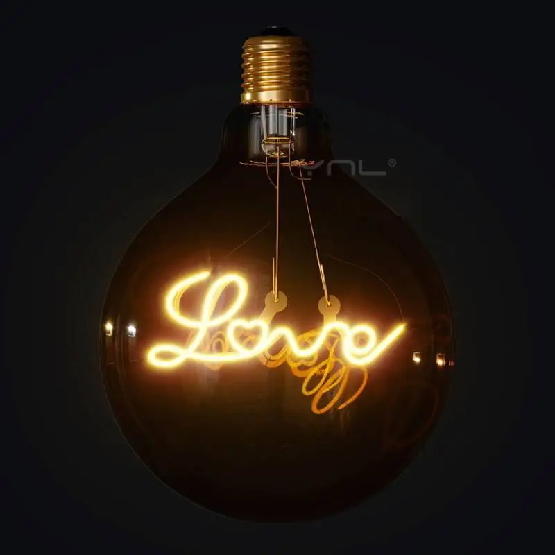 Letter Lamp LOVE Artistic Warm Light